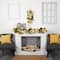 5ft. Fall Sunflower, Hydrangea & White Pumpkin Autumn Garland